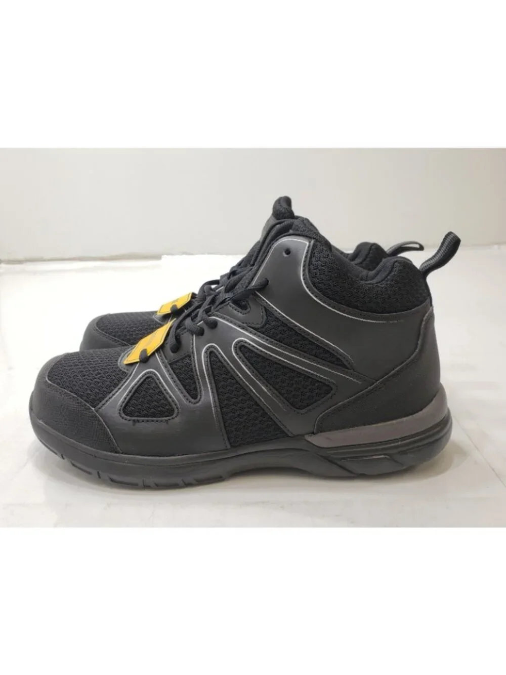 MOU-TEC KJY2103 Men’s 8.5 Black Steel Toe Safety Work Boots New In Box